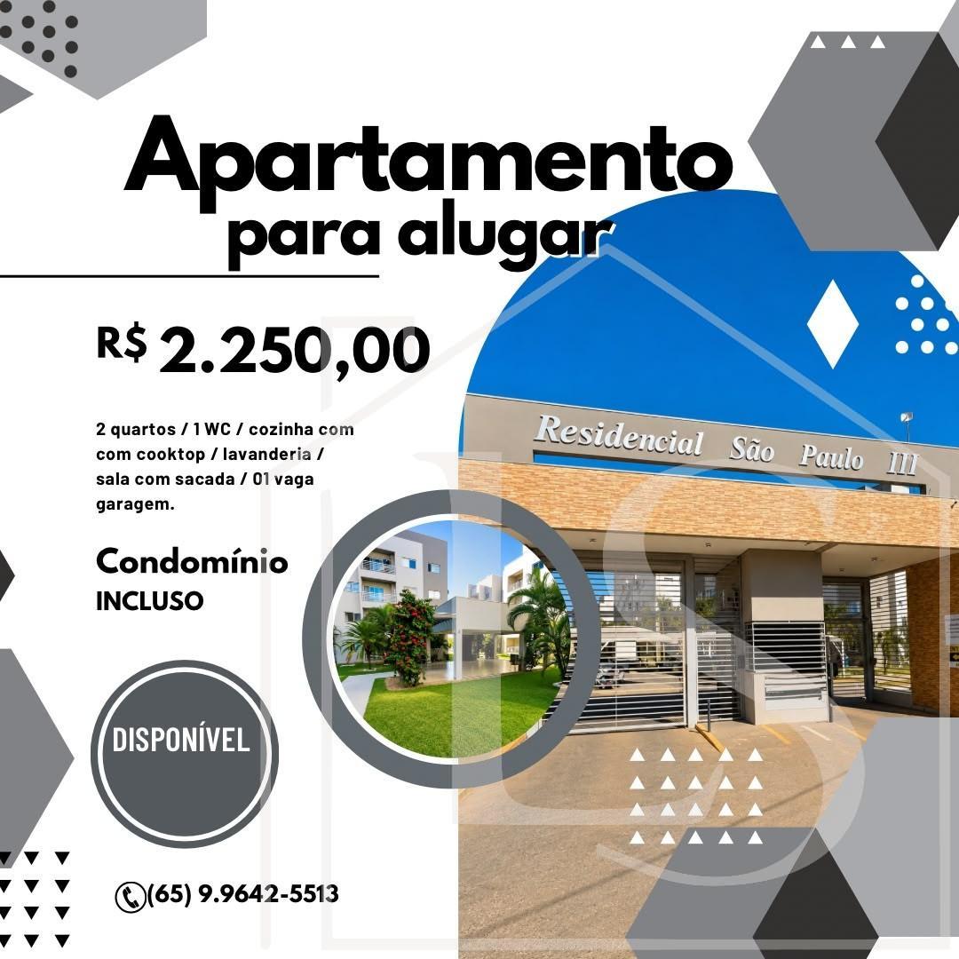 Apartamento para Loca��o - Lucas do Rio Verde, Bairro Alvorada
